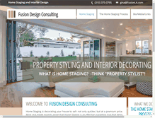 Tablet Screenshot of fusiondesignconsulting.com